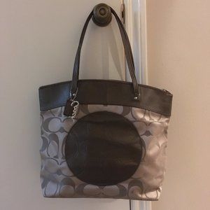 COACH LAURA Signature TOTE